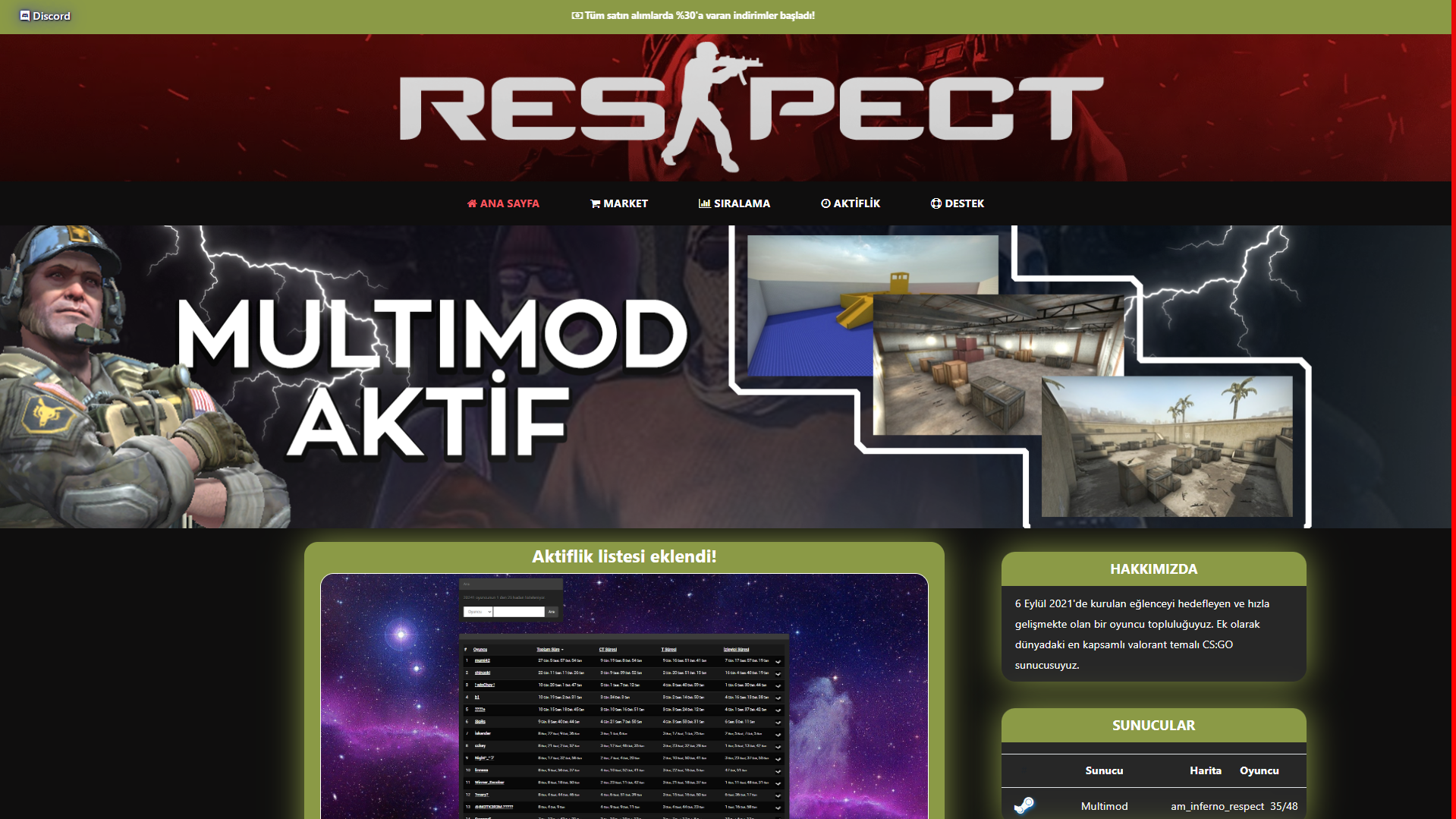 Respect CS — Server Site
